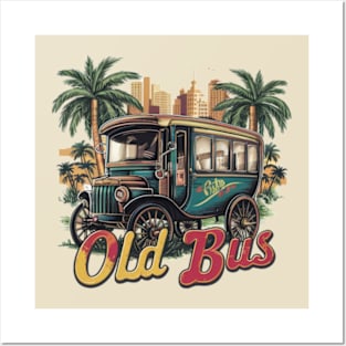 Old bus Posters and Art